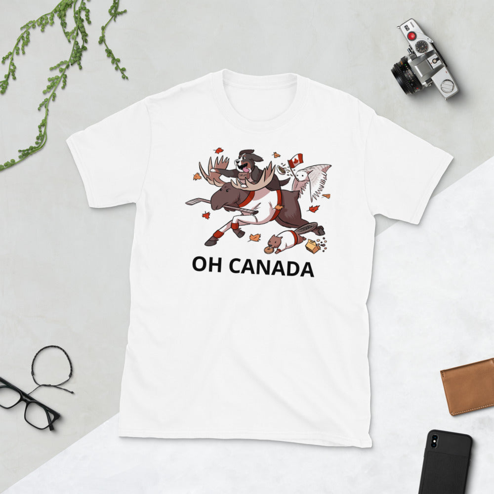 Short-Sleeve Unisex T-Shirt- OH CANADA