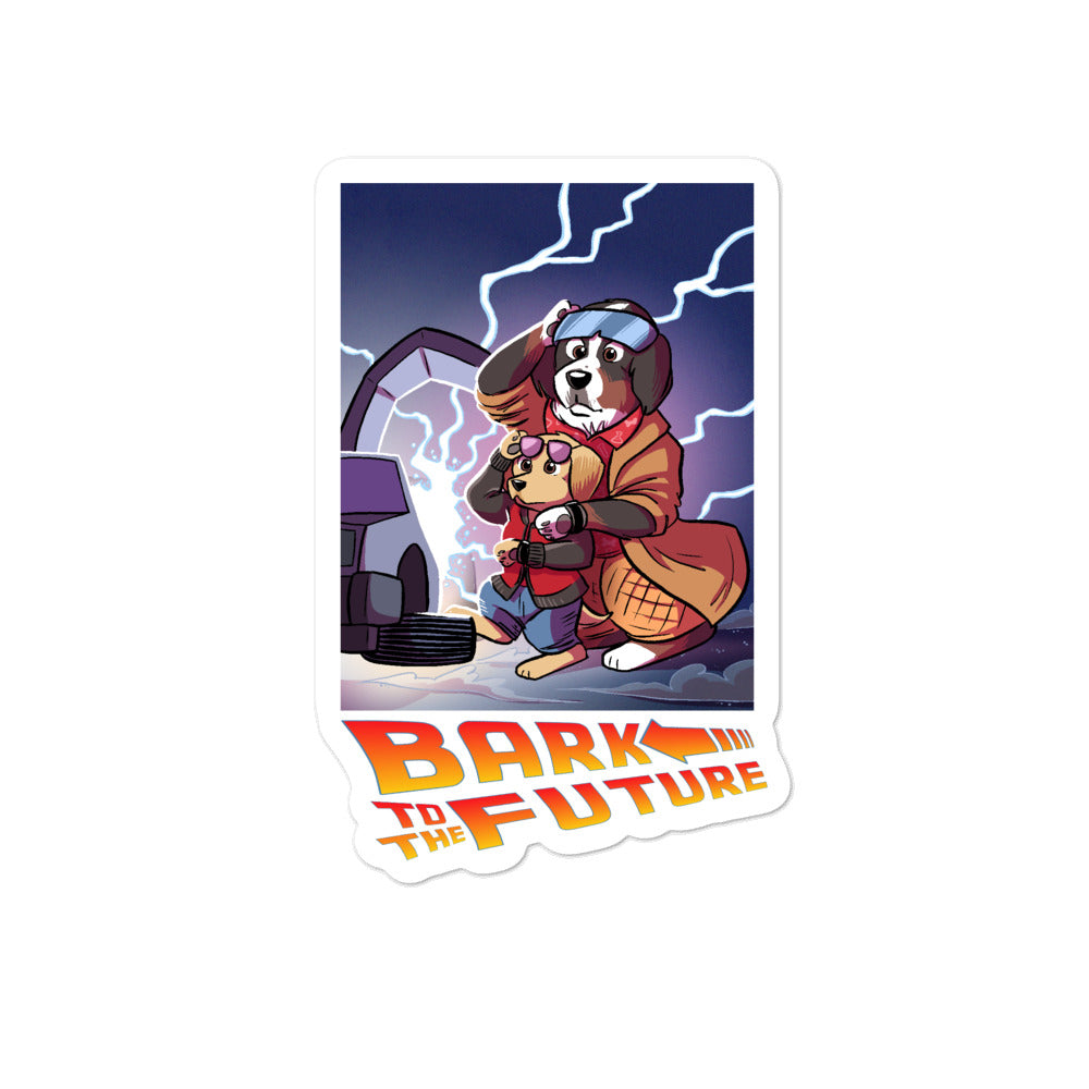 Bubble-free stickers- Bark to the Future