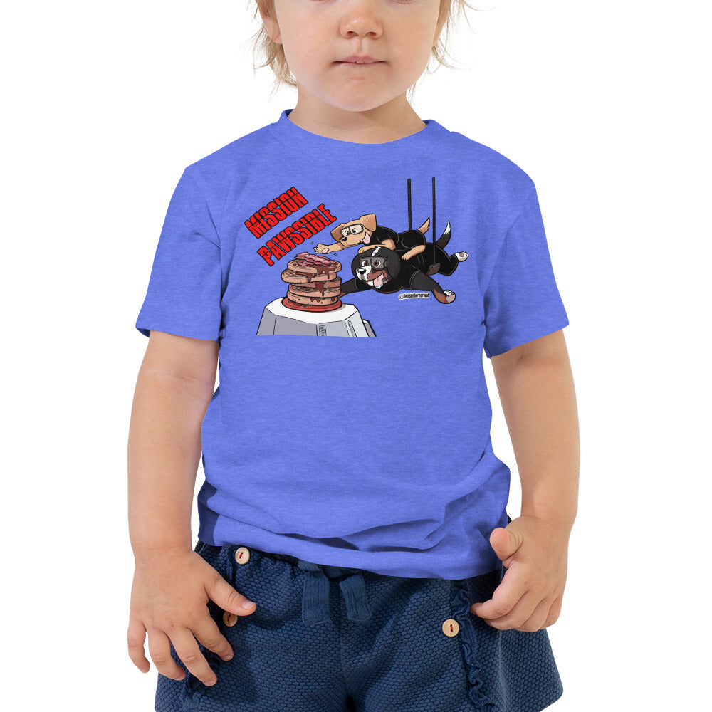 Toddler Short Sleeve Tee: MISSION PAWSSIBLE