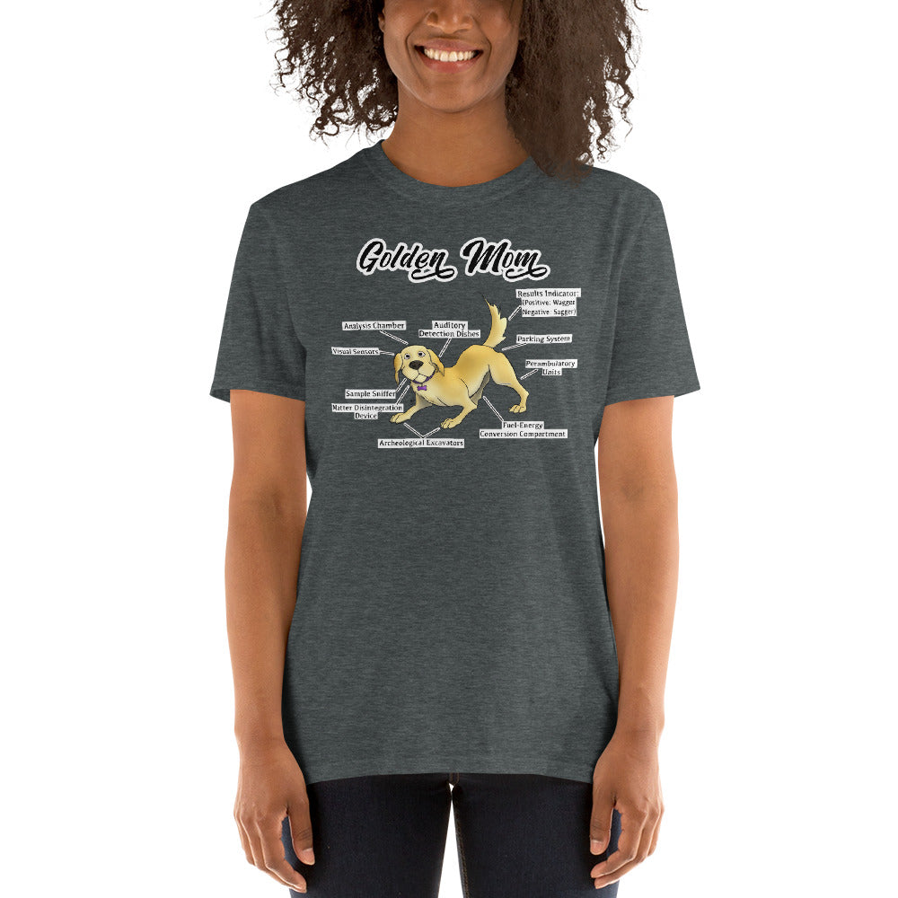 Short-Sleeve Unisex T-Shirt- Golden Mom