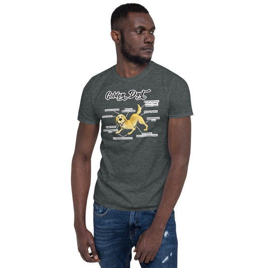 Short-Sleeve Unisex T-Shirt- Golden Dad
