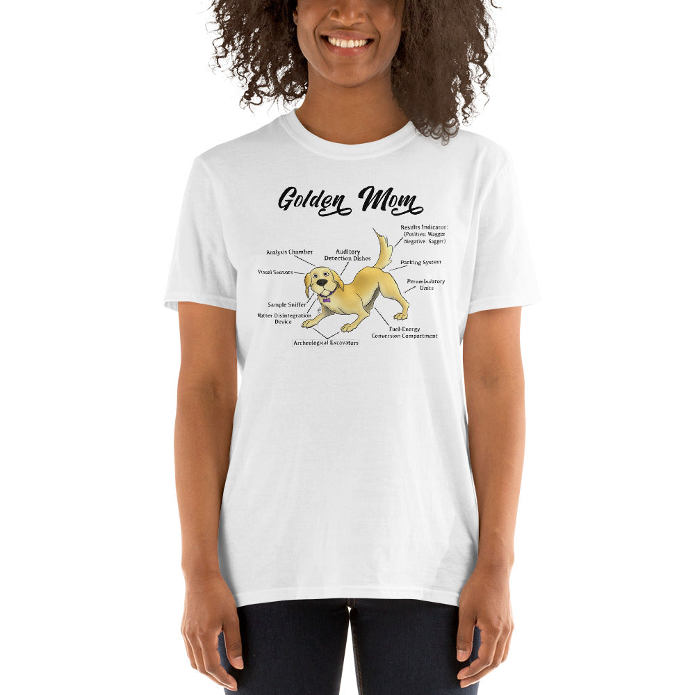 Short-Sleeve Unisex T-Shirt- Golden Mom