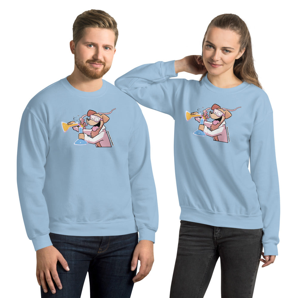Unisex Sweatshirt: Mad Science Beaker