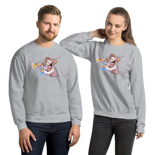 Unisex Sweatshirt: Mad Science Beaker
