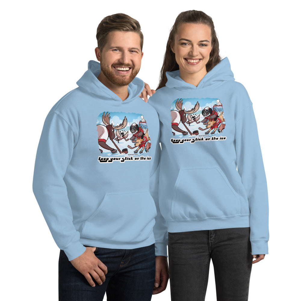 Unisex Hoodie: Keep your Stick on the Ice!