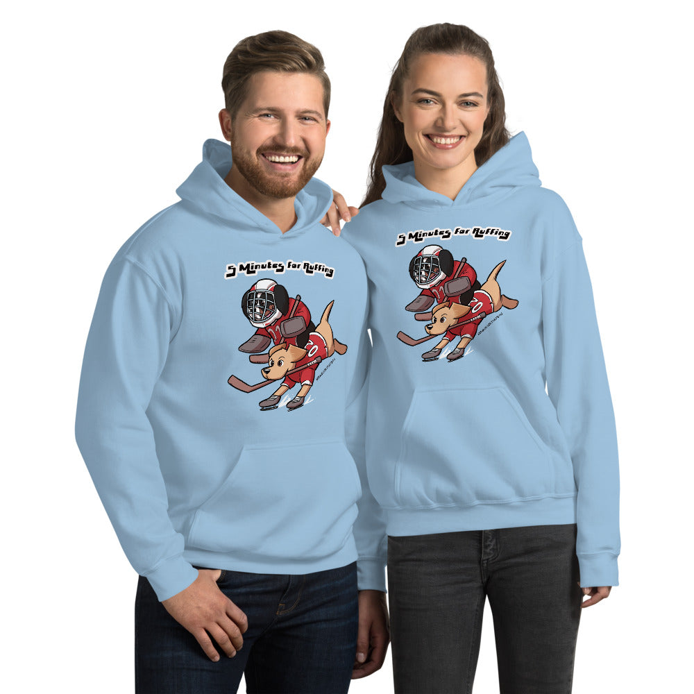 Unisex Hoodie: 5 Minutes for Ruffing v2!
