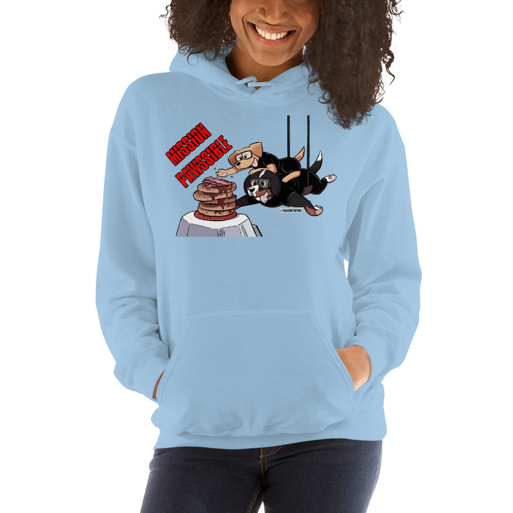 Unisex Hoodie: MISSION PAWSSIBLE