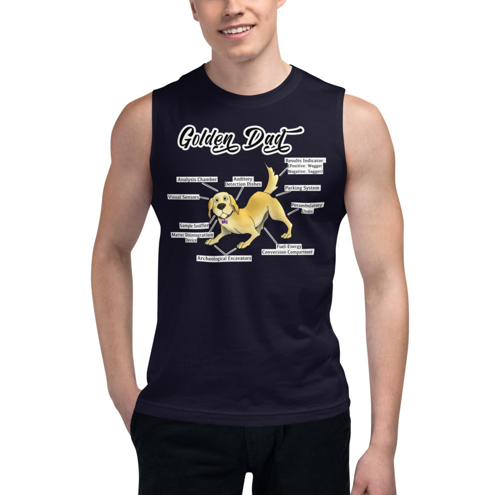 Muscle Shirt-Golden Dad