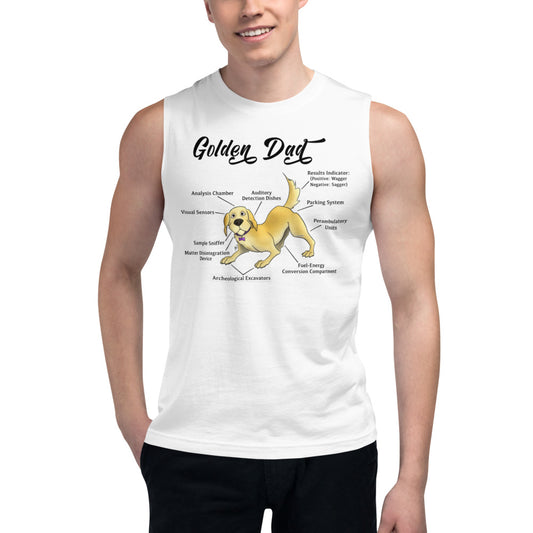 Muscle Shirt-Golden Dad