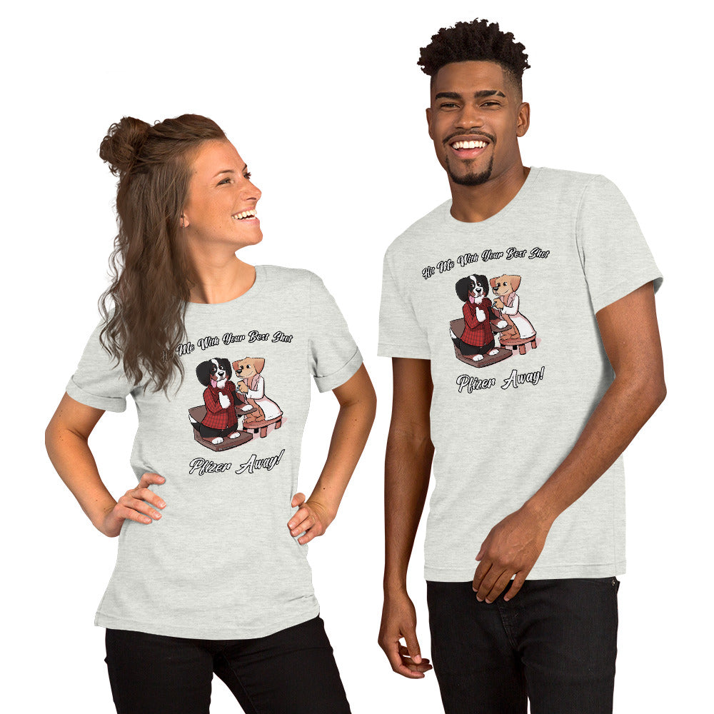 Short-Sleeve Unisex T-Shirt: Hit me with your best shot