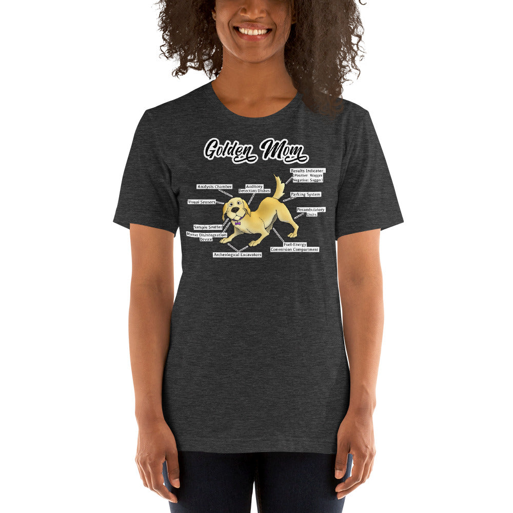 Short-Sleeve Unisex T-Shirt-Golden Mom