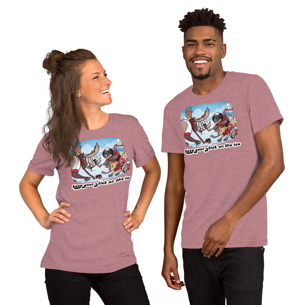 Short-Sleeve Unisex T-Shirt: 5 Minutes for Roughing!