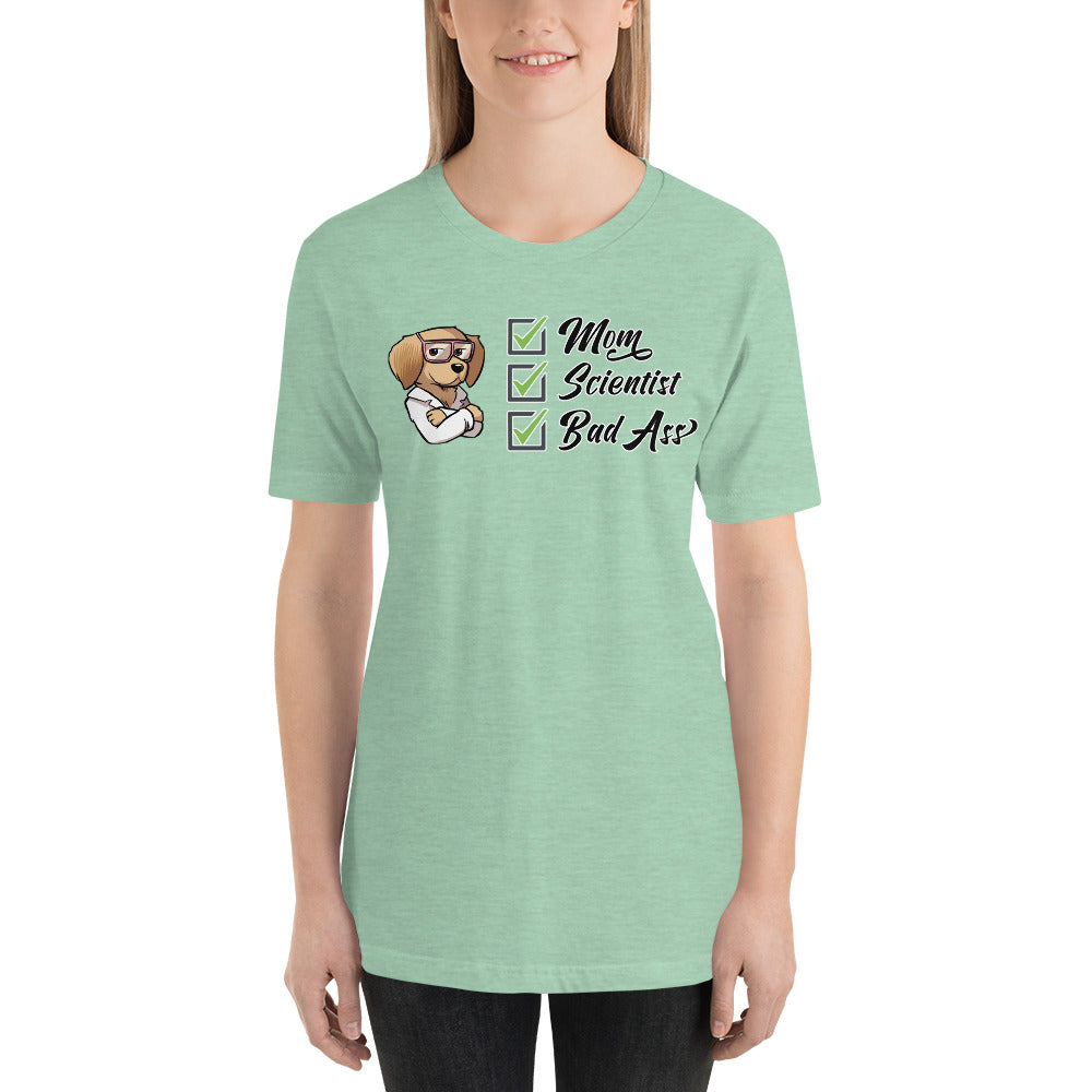 Short-Sleeve Unisex T-Shirt: Mom Scientist!