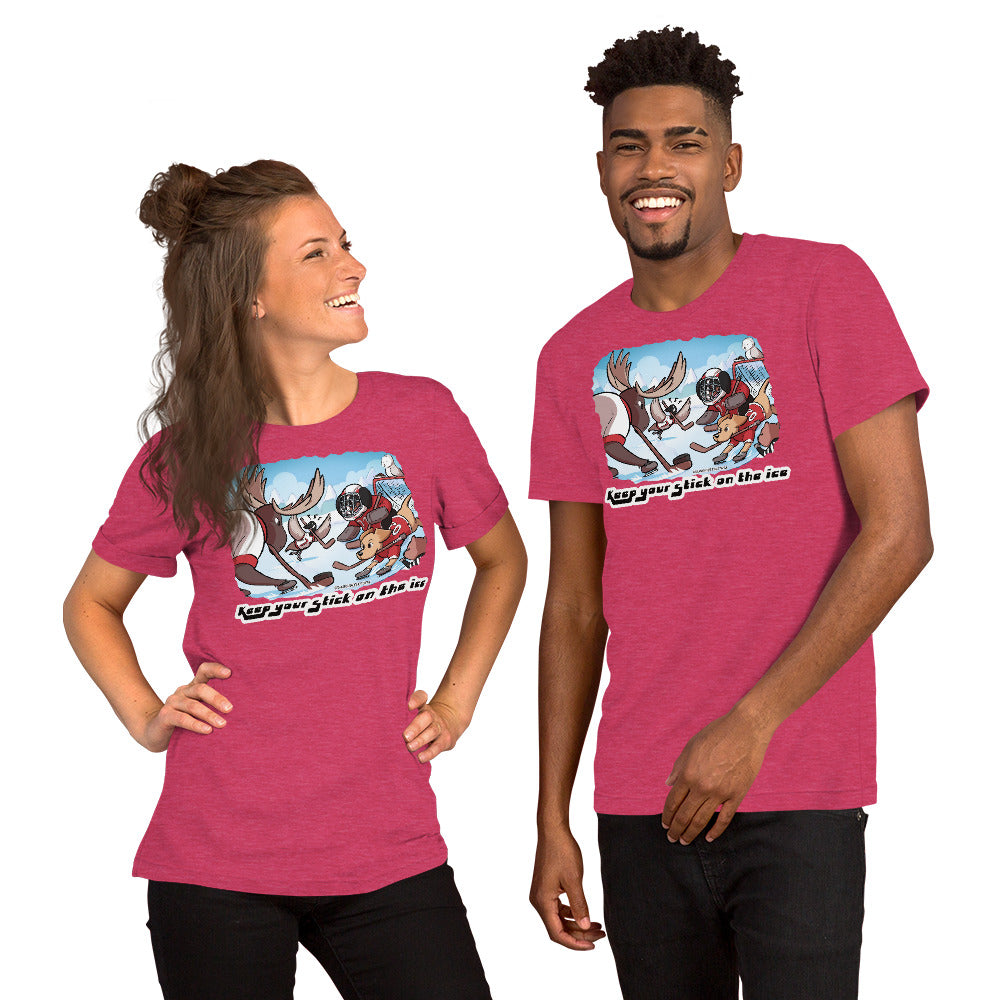 Short-Sleeve Unisex T-Shirt: 5 Minutes for Roughing!