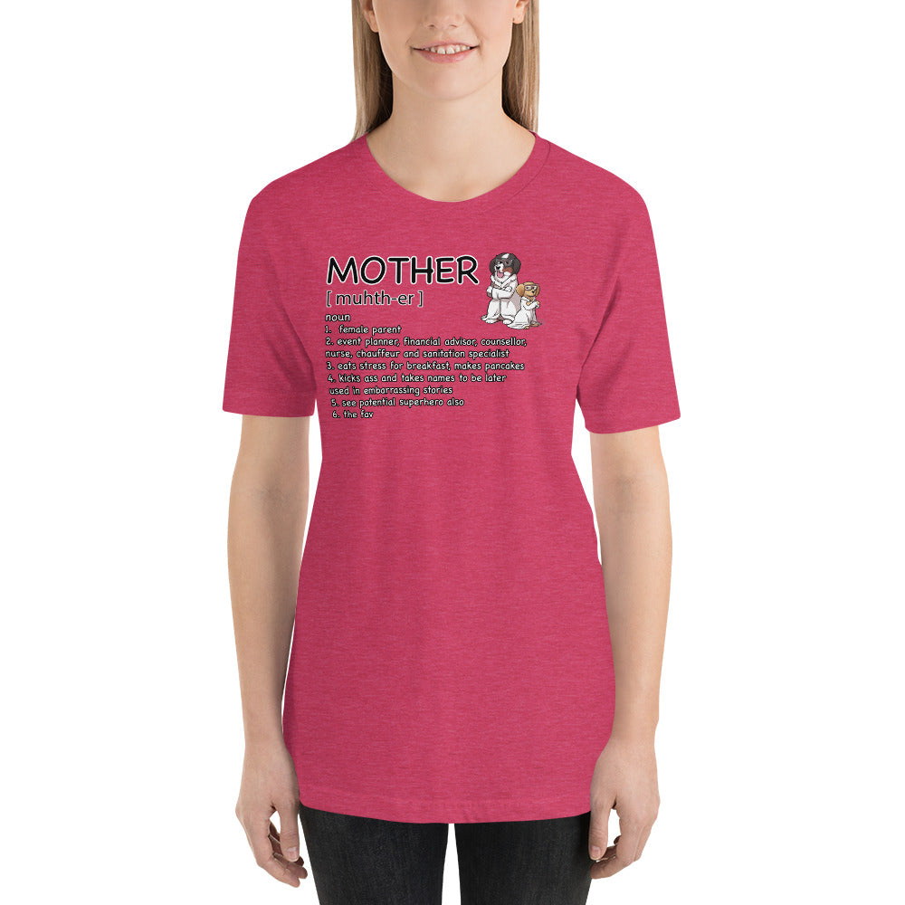 Short-Sleeve Unisex T-Shirt: Mother Definition