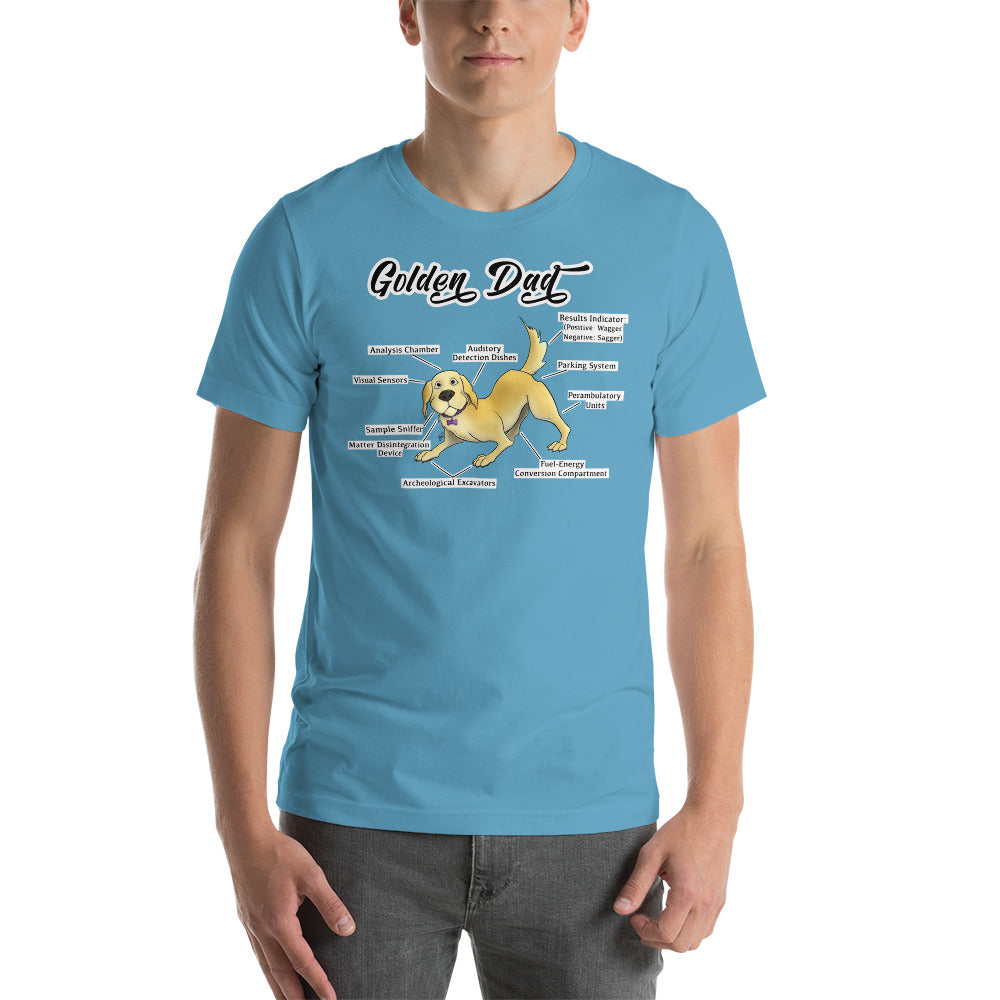 Short-Sleeve Unisex T-Shirt-Golden Dad