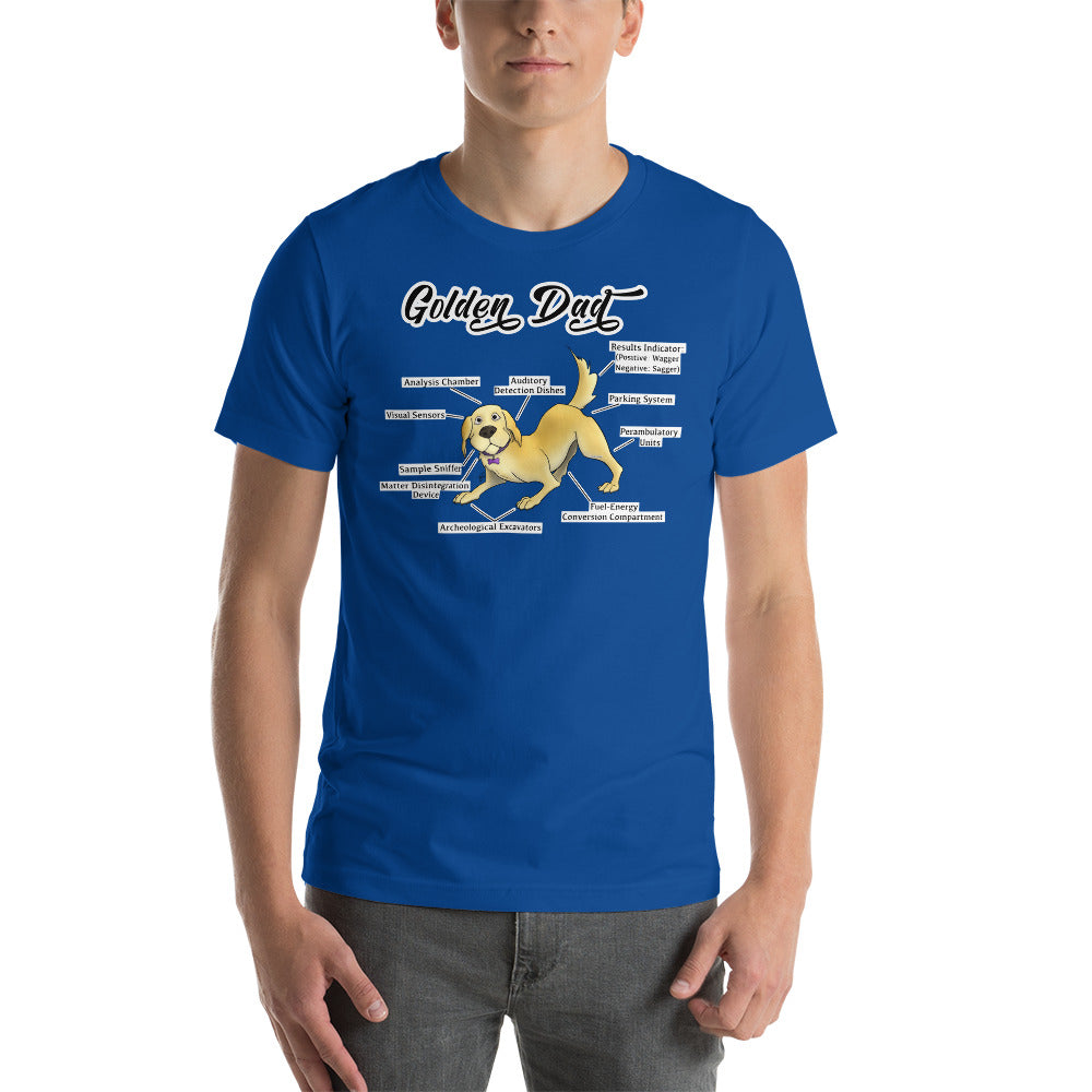 Short-Sleeve Unisex T-Shirt-Golden Dad