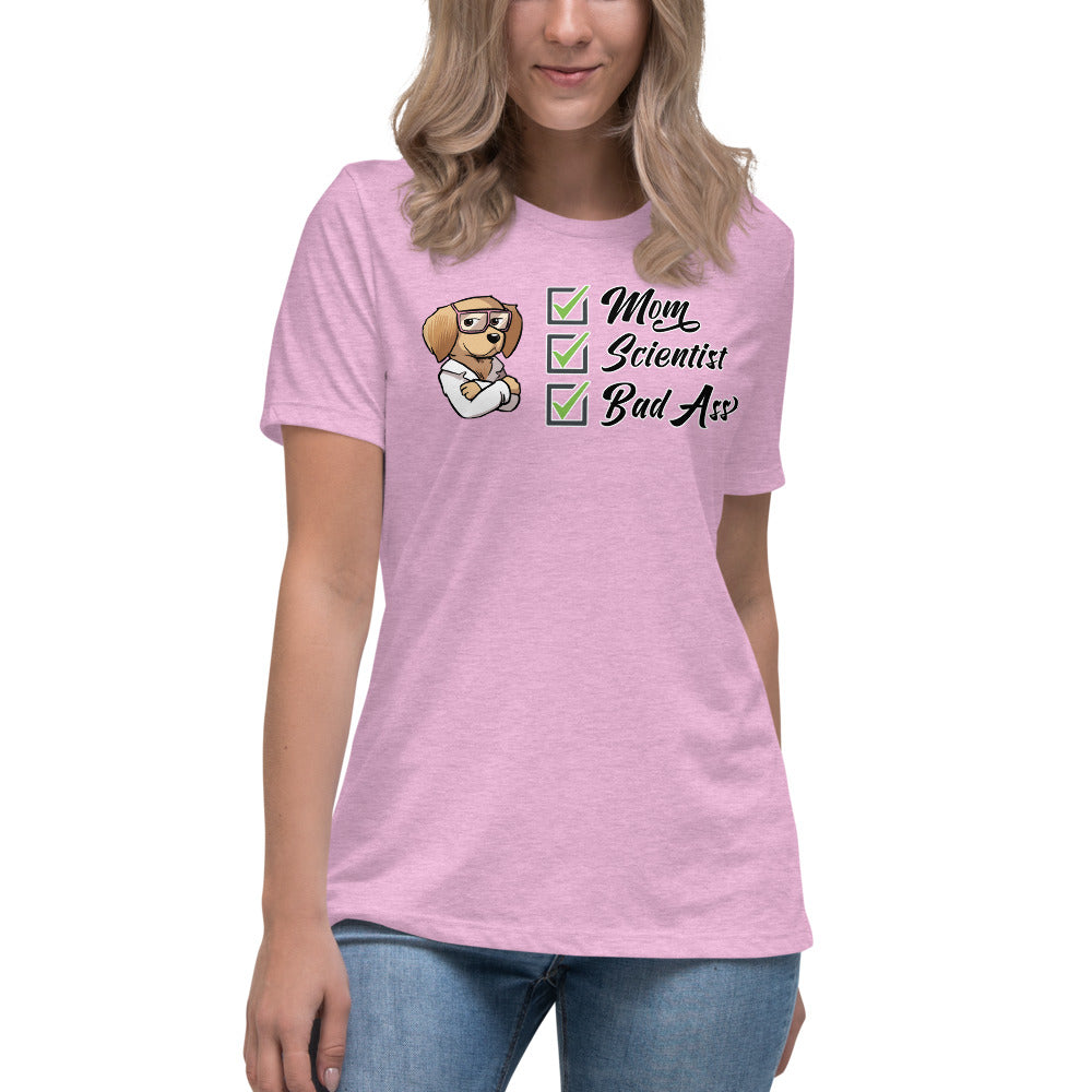 Women's Relaxed T-Shirt: Mom Scientist