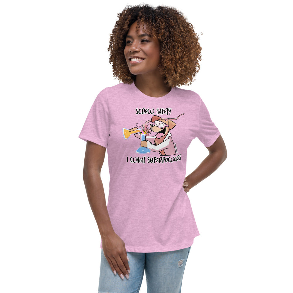 Women's Relaxed T-Shirt: Screw Safety