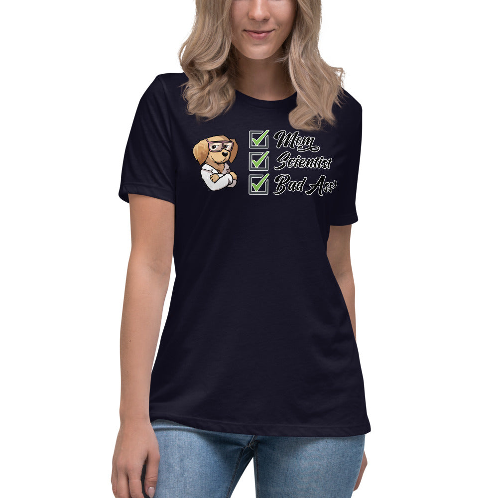 Women's Relaxed T-Shirt: Mom Scientist