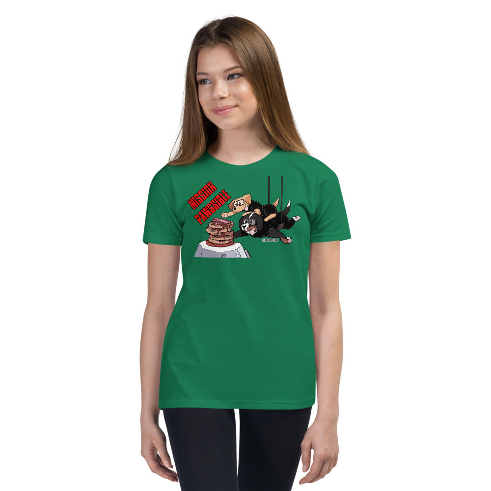 Youth Short Sleeve T-Shirt: MISSION PAWSSIBLE